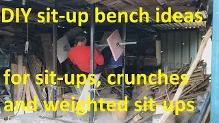 DIY sit-up bench