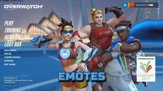 2017 Overwatch Summer Games - All Emotes
