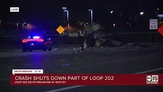 Crash shuts down part of Loop 202