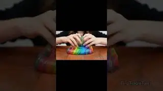 ✨ Colorful Slime Pressing | Super Calming ASMR Sounds | No Talking