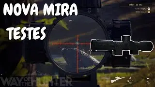 ALGUNS TESTES COM A NOVA MIRA INTEGRIX iX6 com 44MM PARA WAY OF THE HUNTER