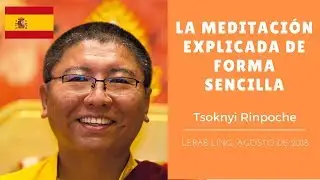 Tsoknyi Rimpoché ~ La meditación explicada de forma sencilla