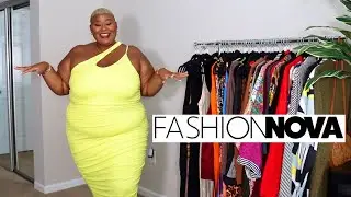 Примерка одежды Fashion Nova Curve // ​​Размеры для полных и пышных форм // 3X