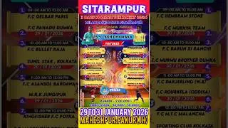 5.50 LAKH FOOTBALL TOURNAMENT DHAMAKA | AT - SITARAMPUR | MAHESHPUR | PAKUR #localfootballnayagram