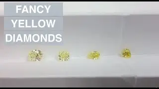 Fancy Yellow Diamonds - Quick Review of Color Intensities
