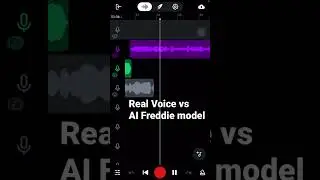 Testing real voice + AI Freddie Voice filter