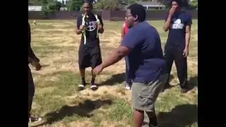 Yeet dance fail    w Two Scoops, Elvis Garcia, Tristan Greenidge & Josue Hernandez #yeet #lilmeatbal