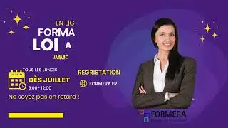Formation Loi ALUR 42h &ndash; 100 % en ligne | Conforme CCI | Formera