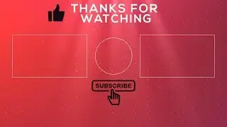 Free 2D Outro Template #11 [ENDSCREEN NO TEXT]