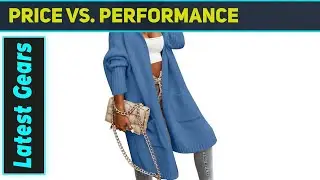 `Aoysky Womens Long Cable Knit Cardigan &ndash; Best Cozy Oversized Hooded Sweater