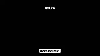 Bookmark design📕|Of different animal body Patterns|💥Rich Arts|#art#craft#bookmark #viralvideo