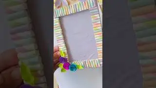 DIY Photo Frame! #crafts #diy