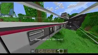 Minecraft Transit Railway 1.18.2: Northeastern Explorer line(Train View)