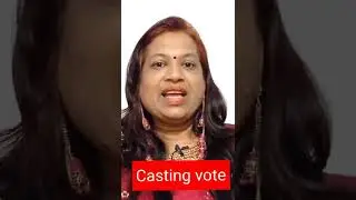 Word meaning #close vote#casting vote#shorts#viral shorts