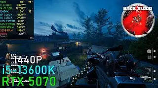 Back 4 Blood: RTX 5070 OC | [High, DLSS 4] - 1440P