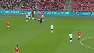 Luke Shaw Head Injury vs Spain (Extended Replay)