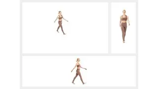 Walk Reference - Casual - Female | 60fps | Body Mechanics for Animation