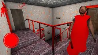 Granny game horror escape gameplay | granny red dress 