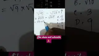 A Nice radical problem solved #fastmathtricks #oneminutemath