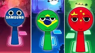 Sprunki oc samsung vs Brazil vs China x coffin dance