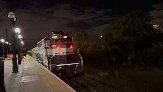 NJT EMD GP40PH-2 4101 &ldquo;NJDOT&rdquo; shoves a Hoboken Train out of Secaucus 