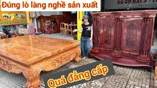 Giới thiệu tủ thờ Cẩm lai vn , ván chân quỳ nguyên khôi