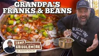 Franks and Beans on the Blackstone Camping Griddle