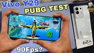 Vivo Y29 PUBG Test Gaming Review | 90 FPS? Heating? Battery Backup? | Smooth or Laggy?