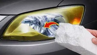 Billions of people don&rsquo;t know this: just a piece of foam can make your headlights shine like new! ✨