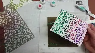 Technique - Adding Colour to Embossing Paste