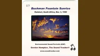 Bushman Fountain Sunrise