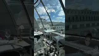 THE PRETTIEST ROOFTOP DINING experience in PARIS !!