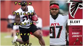 Atlanta Falcons Draft Highs & Lows; Mike Davis Cut; Grady Jarrett&rsquo;s Contract Extension!