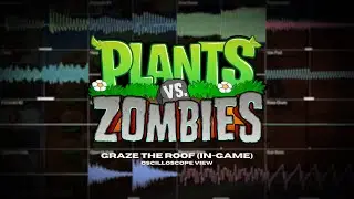 Graze the Roof (In-Game) - Plants vs. Zombies Soundtrack (Oscilloscope View)