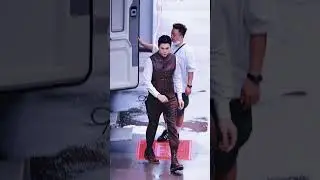 William Chan is filming Season 2 of the TV drama &ldquo;The Mystic Nine&rdquo;陈伟霆九门片场直拍，张大佛爷下斗造型，皮衣马甲马丁靴，腿上绑器械