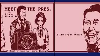 NU FICTION MEET THE PRESS RONALD REAGAN New Aladdin Col 287 Logan John Charles Publ ATARI 8BIT XL XE