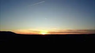 sunset in slow motion