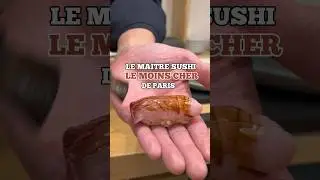 LE MA&Icirc;TRE SUSHI LE MOINS CHER DE PARIS #shortswithzita #holidayswithshorts #sushi