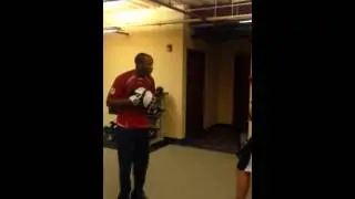 Tim Witherspoon Jr training