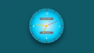 Analog Clock Using HTML CSS & JavaScript