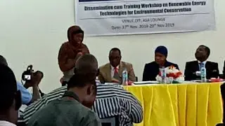 Africa Clean Energy Research Alliance (ACERA) Training Projrct
