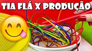 Caça Ao Macarrão! Tem Que Ter Habilidade. Tia Flá X Produção