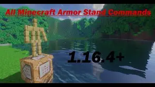 All Armor stand Commands for 1.16.4+ | Comamnd Tutorial