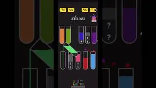 Water Sort Puzzle Level 1454 is a NIGHTMARE! 😱 Wake Up to This Solution #shorts
