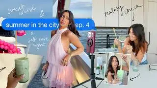 summer in the city (ep 4!)🌊: sunset boat cruise, trying new things & deep chats!