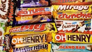 Trying too many Canadian candy bars