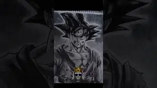 Goku injured 🩹🤕 drawing edit.#artist #art#trending #trendingshorts #ytshorts