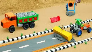 DIY Tractor Road Repair After Hail Damage | Modern Construction Science Project