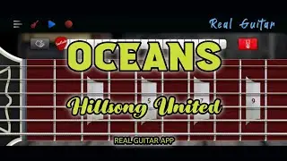 Oceans | Hillsong United | Real Guitar App Cover