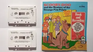 Scooby-Doo and the Mystery of the Strange Paw Prints Read Along Cassette and Book in 4K better audio